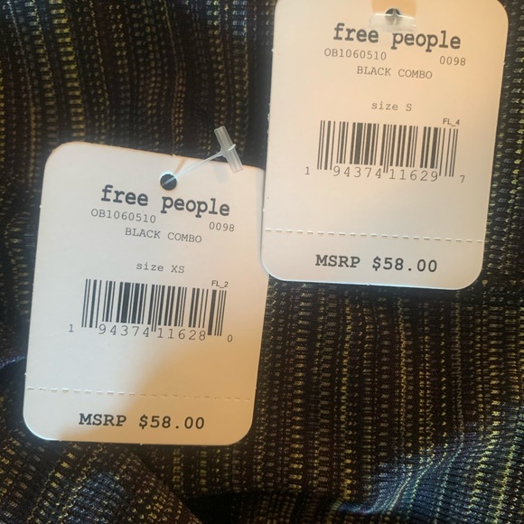 XS or S NWT Free People Movement Strut Bra Black Combo - Picture 11 of 11